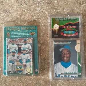 Florida Marlins Inaugural Season Team Card Sets.  New, never opened.
